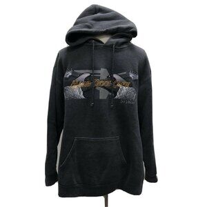 Hard Rock Cafe Las Vegas Gray Embroidered Hoodie